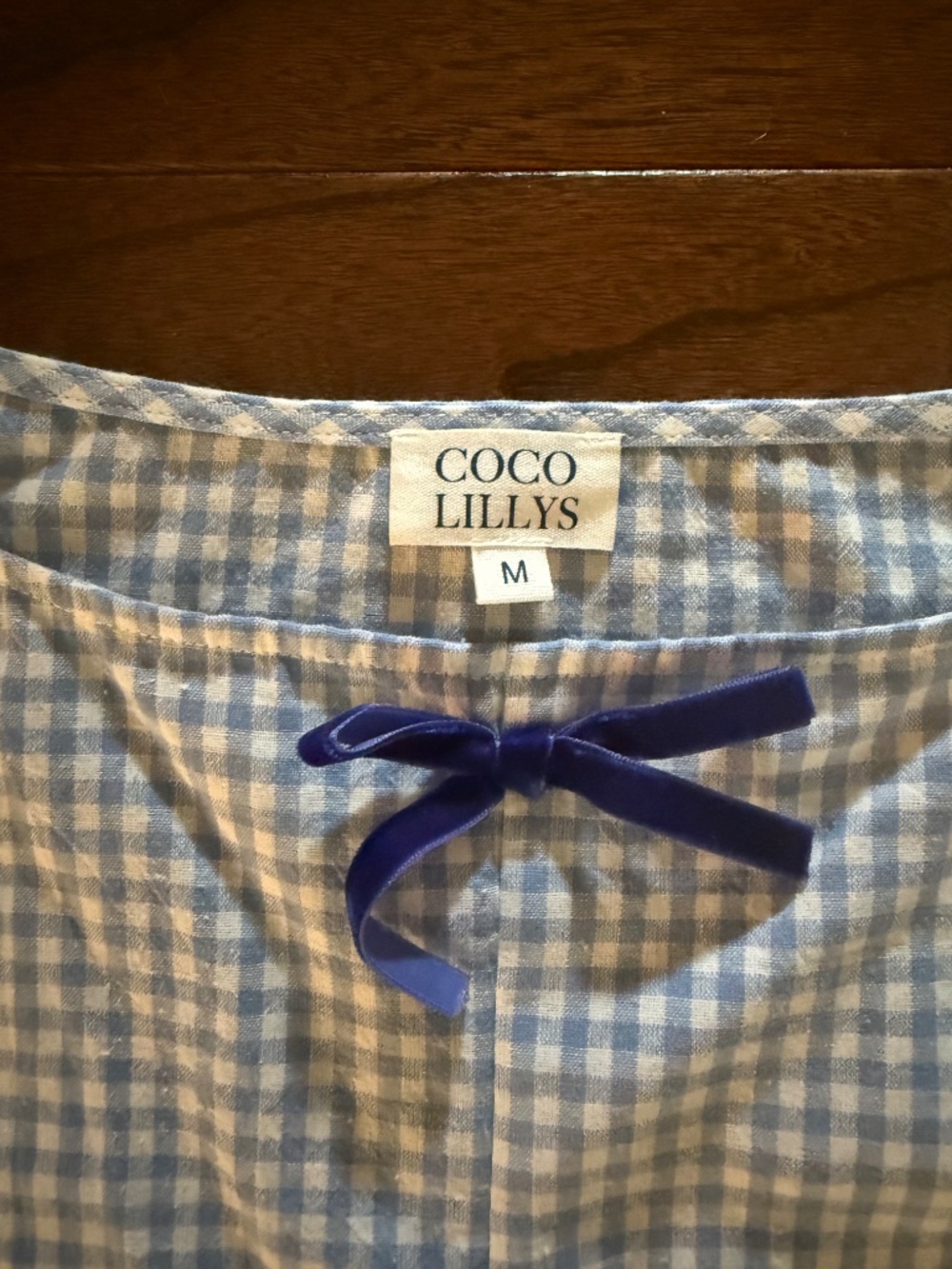 Cocolillys Penelope Top - Blue - Medium NWOT - Picture 2 of 3